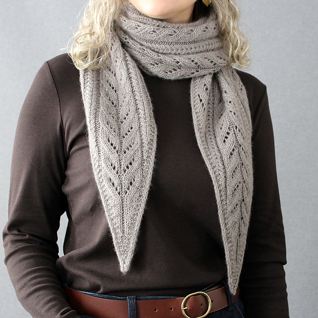Fern Lace Wrap Knitting Pattern