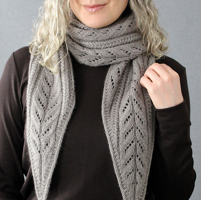Fern Lace Wrap Knitting Pattern