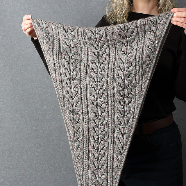 Fern Lace Wrap Knitting Pattern