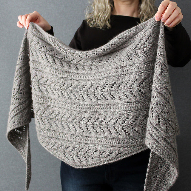 Fern Lace Wrap Knitting Pattern
