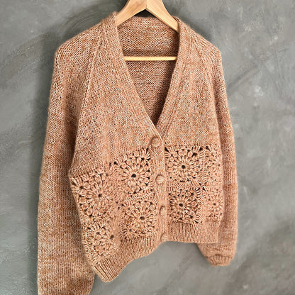 Flower Cardigan Knitting Pattern