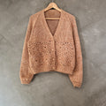 Flower Cardigan Knitting Pattern