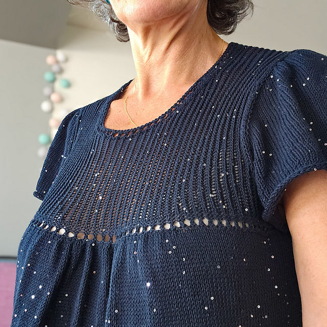 Relaxed Summer Top Knitting Pattern