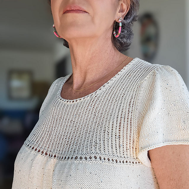 Relaxed Summer Top Knitting Pattern