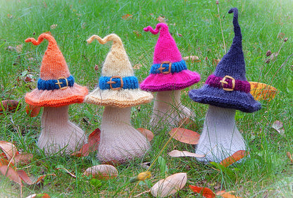 Witch's Mushroom Knitting Pattern