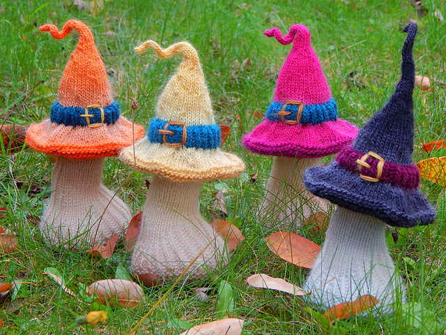 Witch's Mushroom Knitting Pattern
