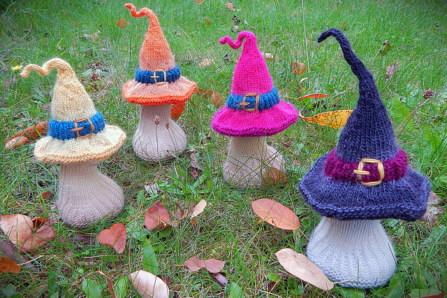 Witch's Mushroom Knitting Pattern