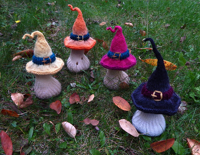 Witch's Mushroom Knitting Pattern