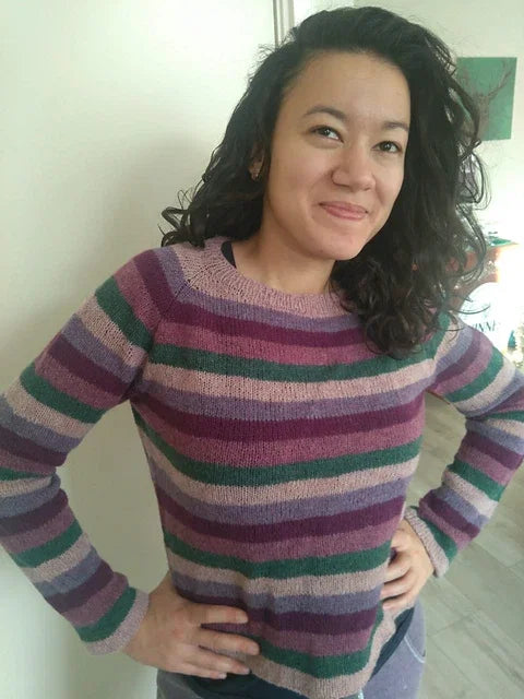 Colorline Sweater Knitting Pattern