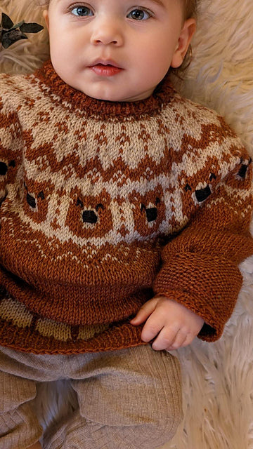 Baby Sweater & Pants Knitting Pattern