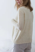 Lace Back Cardigan  Knitting Pattern