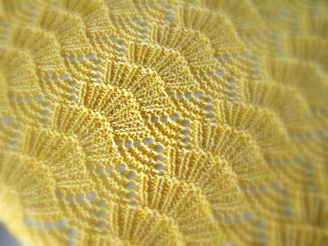 Seashell Blanket Knitting Pattern