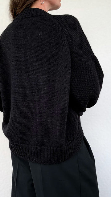 Saddle Sweater Knitting Pattern