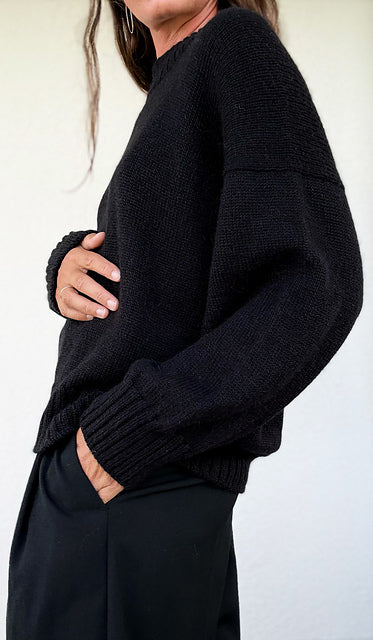 Saddle Sweater Knitting Pattern
