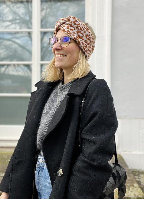 Animal Print Headband Knitting Pattern