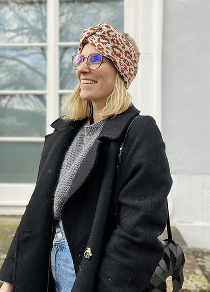 Animal Print Headband Knitting Pattern
