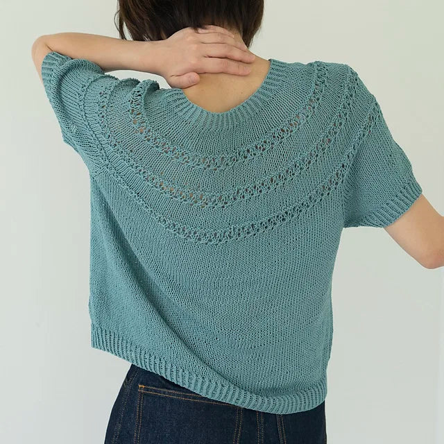 Lace Summer Tee Knitting Pattern