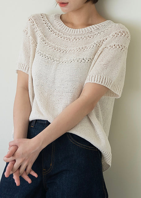 Lace Summer Tee Knitting Pattern