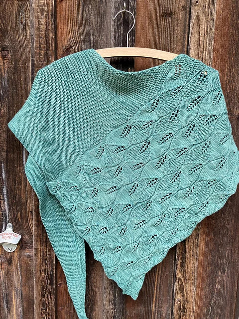 Leaf Lace Shawl Knitting Pattern