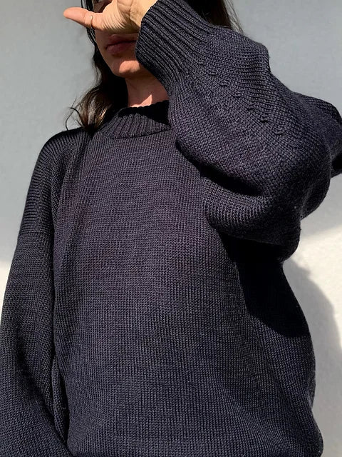 Saddle Sweater Knitting Pattern