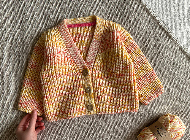 Tiny Sprinkle Cardigan Knitting Pattern