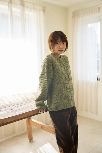 Bobble Sweater Knitting Pattern