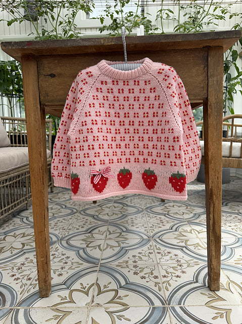 Kids Motif Sweater Knitting Pattern