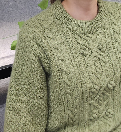 Bobble Sweater Knitting Pattern