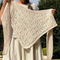 Flowing Lace Shawl Knitting Pattern