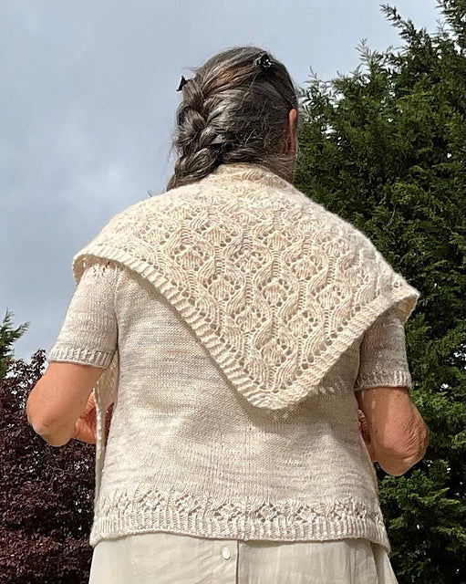 Flowing Lace Shawl Knitting Pattern