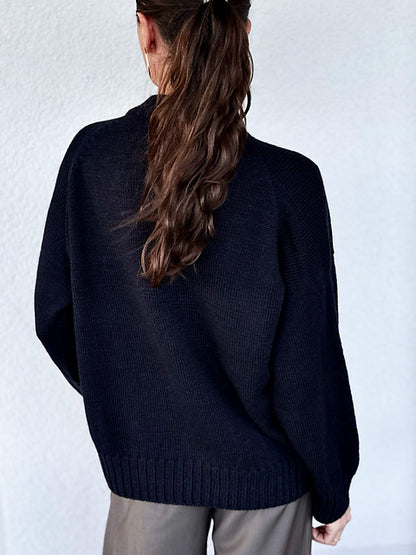 Saddle Sweater Knitting Pattern