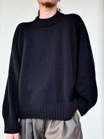 Saddle Sweater Knitting Pattern