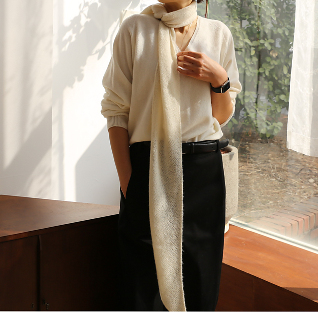 Cozy Wave Scarf Knitting Pattern