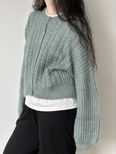 Soft Cable Cardigan Knitting Pattern