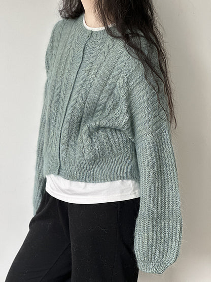 Soft Cable Cardigan Knitting Pattern