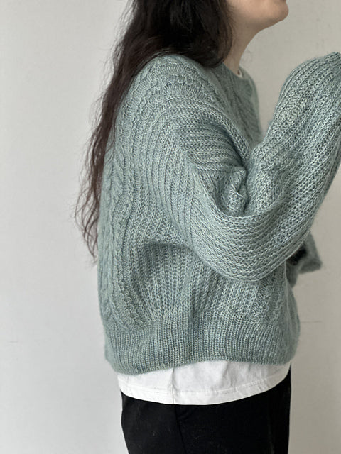 Soft Cable Cardigan Knitting Pattern