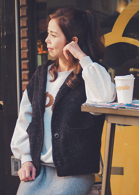 Hooded Vest Knitting Pattern