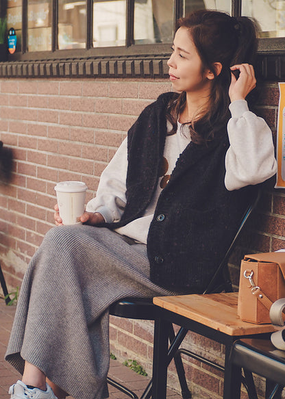 Hooded Vest Knitting Pattern