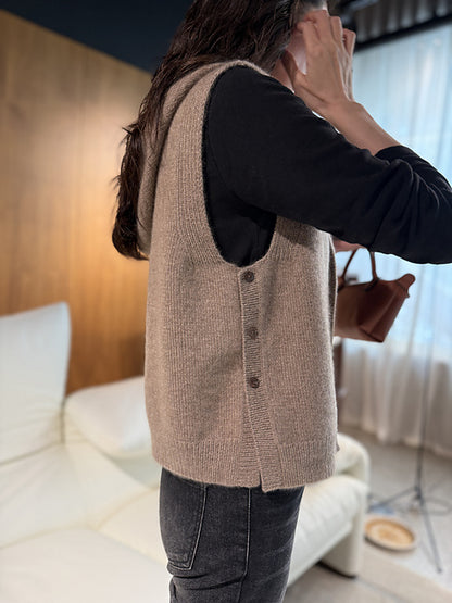 2-in-1 Hooded Vest Knitting Pattern