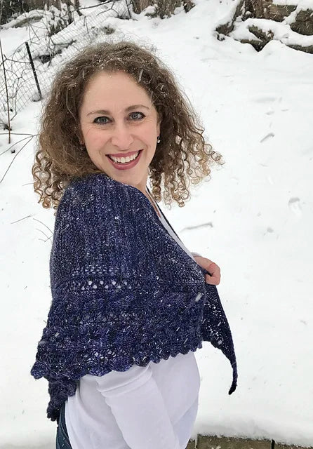 Cloudfall Shawl Knitting Pattern