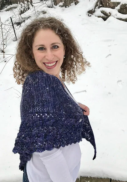 Cloudfall Shawl Knitting Pattern