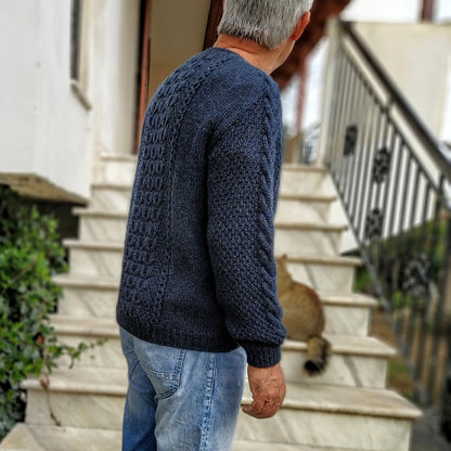 Classic Cable Sweater Knitting Pattern