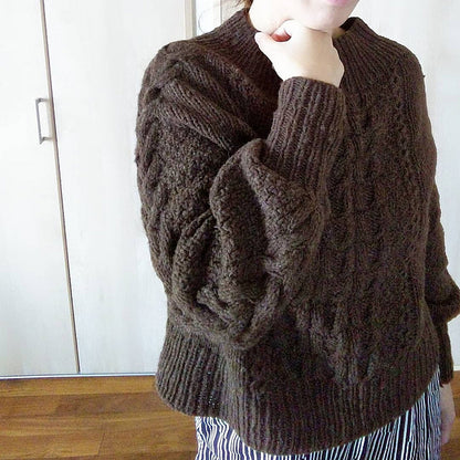 Classic Cable Sweater Knitting Pattern