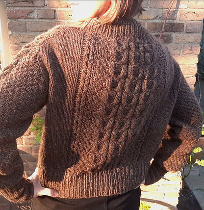 Classic Cable Sweater Knitting Pattern