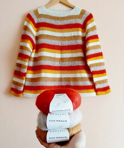 Colorline Sweater Knitting Pattern