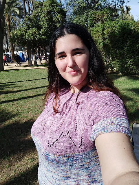 Leaf Tee Knitting Pattern