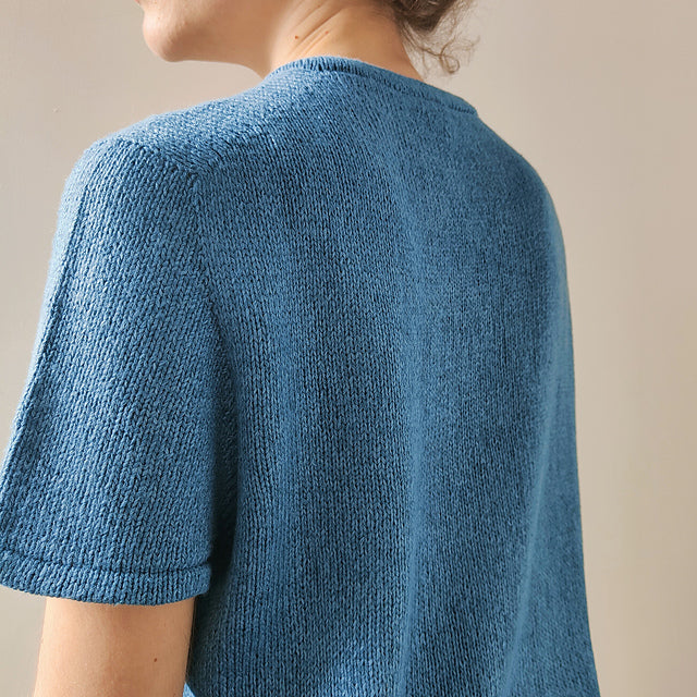 Contrast Tee Knitting Pattern
