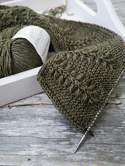Baby Fern Cardigan Knitting Pattern