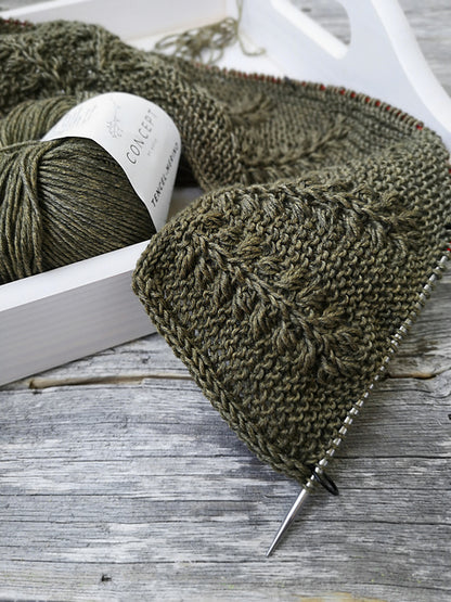 Baby Fern Cardigan Knitting Pattern