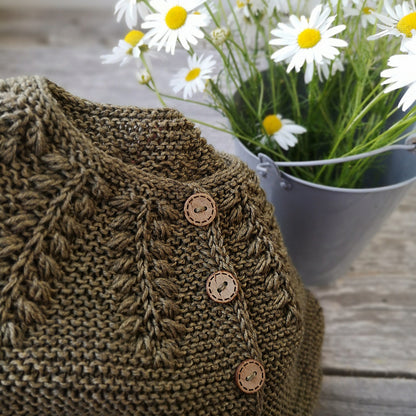 Baby Fern Cardigan Knitting Pattern